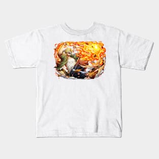 Vinsmoke Sanji with Fire Leg Kids T-Shirt